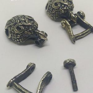 PARACORD BİLEKLİK AKSESUAR KLİPS KARTAL GÜMÜŞ RENK - Görsel 6