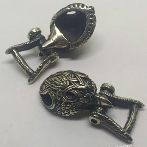 PARACORD BİLEKLİK AKSESUAR KLİPS KARTAL BRONZ RENK - Görsel 6