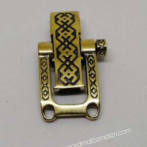 Paracord Bileklik Aksesuar Klips U Model Pirinç - Görsel 4