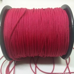 Paracord Bileklik Aksesuar Makrome İpi 1 mm Bordo Renk - Görsel 3