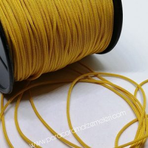 Paracord Bileklik Aksesuar Makrome İpi 1 mm Hardal Renk - Görsel 1