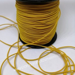 Paracord Bileklik Aksesuar Makrome İpi 1 mm Hardal Renk - Görsel 2