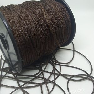 Paracord Bileklik Aksesuar Makrome İpi 1 mm Koyu Kahve Renk - Görsel 1