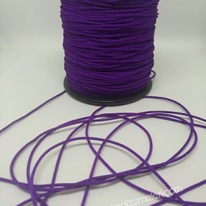 Paracord Bileklik Aksesuar Makrome İpi 1 mm Mor Renk - Görsel 2