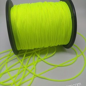 Paracord Bileklik Aksesuar Makrome İpi 1 mm Neon Yeşil Renk - Görsel 2