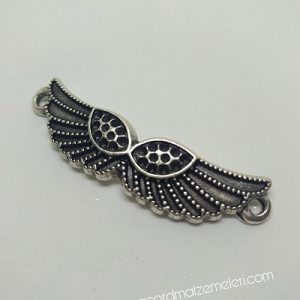 Paracord Aksesuar Melek Göz Kanat Gümüş Renk - Görsel 5