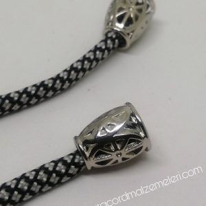 Paracord Aksesuar Stoper Parlak Gümüş Renk - Görsel 5