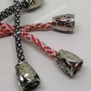 Paracord Aksesuar Stoper Parlak Gümüş Renk - Görsel 1