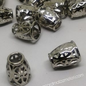 Paracord Aksesuar Stoper Parlak Gümüş Renk - Görsel 2