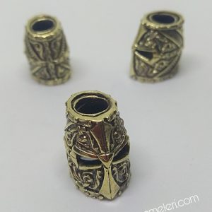 Paracord Aksesuar Şövalye Miğfer Bronz Renk - Görsel 4