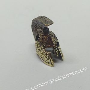 Paracord Aksesuar Spartan Miğfer Bronz Renk - Görsel 3