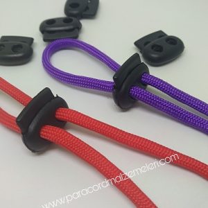 Paracord Bileklik Çift Delikli Mini Boy Stopper Klips - Görsel 4