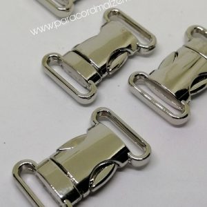 Paracord Bileklik Aksesuar Toka Klips Makas Kilit Model Büyük Boy Gümüş Renk - Görsel 3