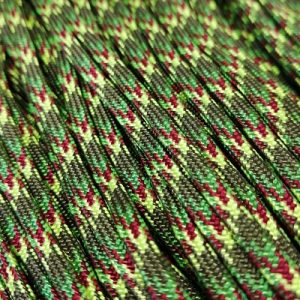 Paracord 550 İp, Paracord Paraşüt Bileklik İpi Ebruli Yeşil Renk  - Görsel 2