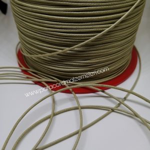 Paracord Bileklik İpi Mumlu İp Bej Renk - Görsel 1