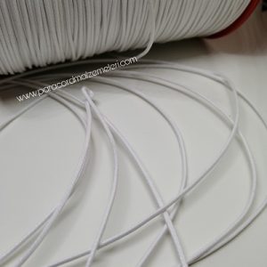 Paracord Bileklik İpi Mumlu İp Beyaz Renk - Görsel 1