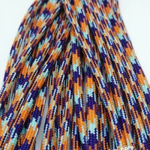 Paracord İp, Paracord Paraşüt Bileklik İp Cam Göbeği Turuncu Mavi Renk  - Görsel 3