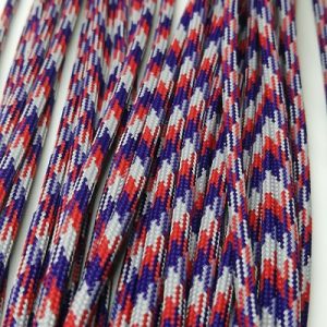 Paracord İp, Paracord Paraşüt Bileklik İp Gri Kırmızı Mavi Renk   - Görsel 4