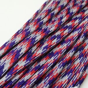 Paracord İp, Paracord Paraşüt Bileklik İp Gri Kırmızı Mavi Renk   - Görsel 3