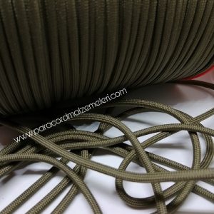 Paracord İp, Paracord Paraşüt Bileklik İpi Haki Yeşil Renk - Görsel 1