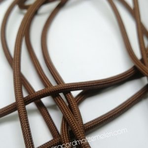 Paracord İp, Paracord Paraşüt Bileklik İp Kahve Renk - Görsel 2