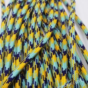 Paracord İp, Paracord Paraşüt Bileklik İp Kavun Sarısı Cam Göbeği Mavi Şerit  - Görsel 2