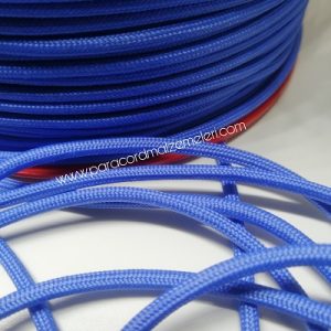 Paracord İp, Paracord Paraşüt Bileklik İpi Mavi Renk - Görsel 2