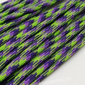 Paracord İp, Paracord Paraşüt Bileklik İp Mor Yeşil Mavi Renk  - Görsel 3