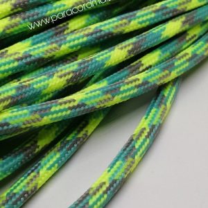 Paracord İp, Paracord Paraşüt Bileklik İp Neon Sarı Cam Göbeği Kahve Renk  - Görsel 2
