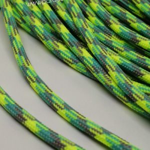 Paracord İp, Paracord Paraşüt Bileklik İp Neon Sarı Cam Göbeği Kahve Renk  - Görsel 3