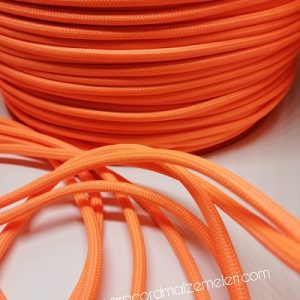 Paracord İp, Paracord Paraşüt Bileklik İpi Neon Turuncu Renk - Görsel 2