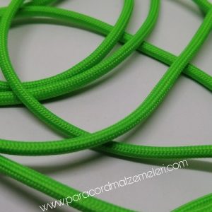 Paracord İp, Paracord Paraşüt Bileklik İp Neon Yeşil Renk - Görsel 2
