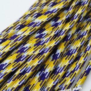 Paracord İp, Paracord Paraşüt Bileklik İp Beyaz Sarı Mavi Renk  - Görsel 4