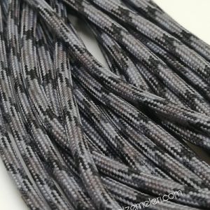 Paracord İp, Paracord Paraşüt Bileklik İp Gri Siyah Kahve Renk - Görsel 3