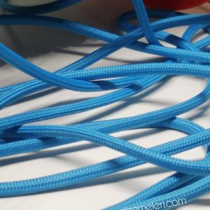 Paracord İp, Paracord Paraşüt Bileklik İpi Turkuaz Mavi Renk - Görsel 1
