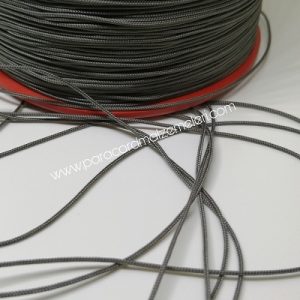 Paracord Bileklik Aksesuar Jaluzi İpi Koyu Gri Renk - Görsel 1
