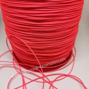 Paracord Bileklik Aksesuar Jaluzi İpi Neon Kırmızı Renk - Görsel 1