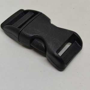 Paracord Bileklik Siyah Toka Klips Kavisli Model Büyük Boy - Görsel 1