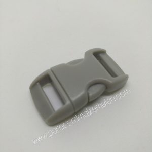 Paracord Bileklik Toka Klips Gri Renk - Görsel 3