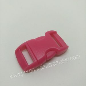 Paracord Bileklik Toka Klips Koyu Pembe Renk - Görsel 5