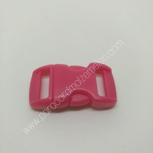 Paracord Bileklik Toka Klips Koyu Pembe Renk - Görsel 3