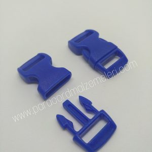 Paracord Bileklik Toka Klips Mavi Renk - Görsel 4