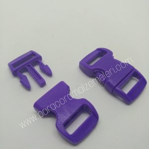 Paracord Bileklik Toka Klips Mor Renk - Görsel 5