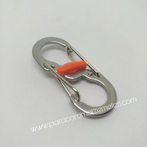 Paracord Bileklik S Kilitli Gümüş Renk Klips - Görsel 6