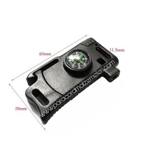 Ateş başlatıcı ,Düdük ,Pusula ve Bıçak  Özellikli Klips - Görsel 4