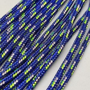 3 mm Paracord İp Mavi Renk Pembe Sarı Şerit - Görsel 3