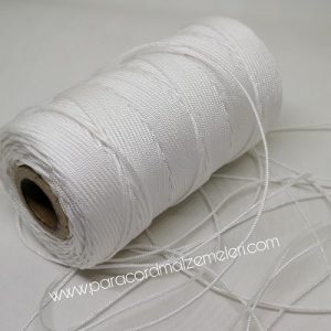 Paracord İp , Dove Marka Micro Cord İp 0,8 mm Beyaz Renk - Görsel 3