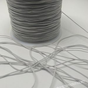 Paracord İp , Micro Cord İp 0,8 mm Açık Gri Renk - Görsel 2
