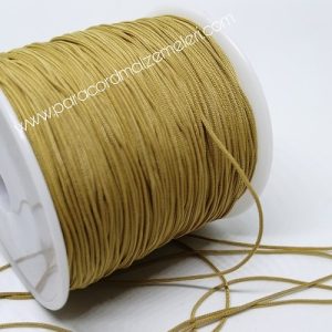 Paracord İp , Micro Cord İp 0,8 mm Sütlü Cafe Renk - Görsel 1