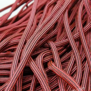 Paracord 550 İp, Paracord Paraşüt Bileklik İpi Bordo Renk Siyah Nokta Desen Mat - Görsel 3